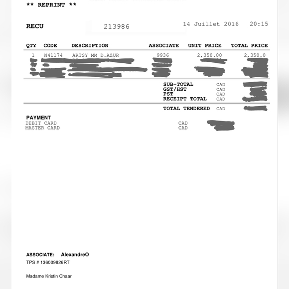 LOUIS VUITTON ARTSY MM DAMIER AZUR - Picture 10 of 10